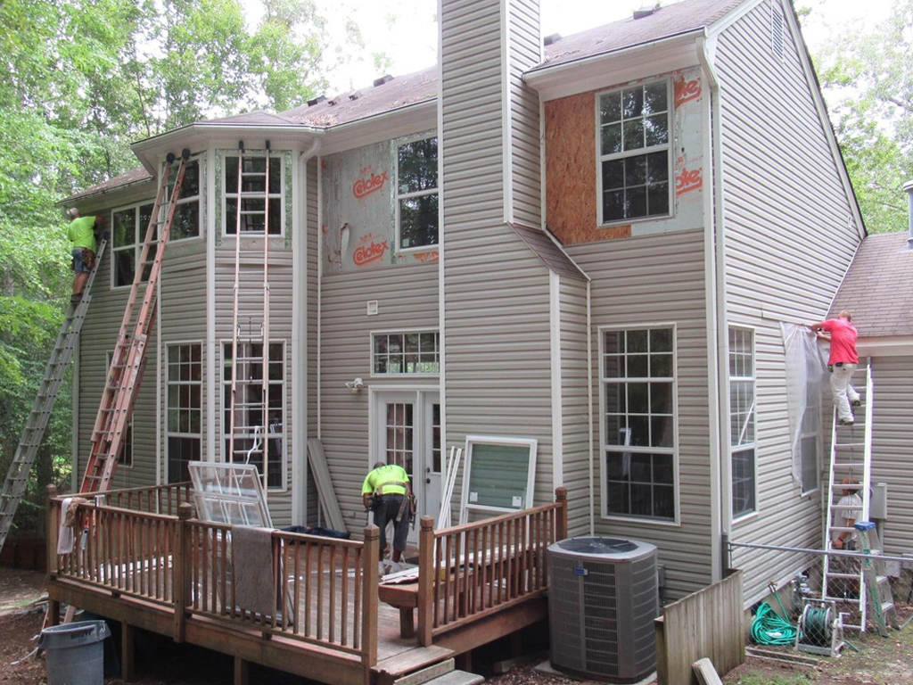 window installation in a home