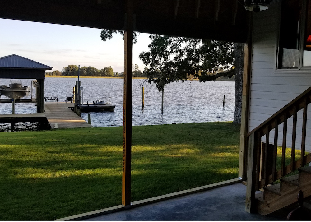 Patio Replacement Door Interior - Before