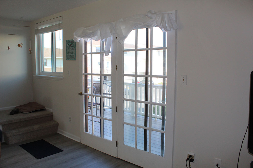 old door before replacement